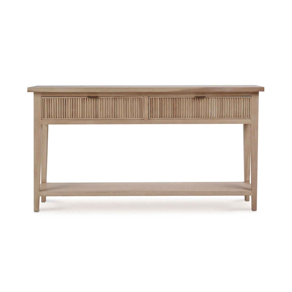 Mid Century Console Table – Natural Sandbar Finish - English Georgian America