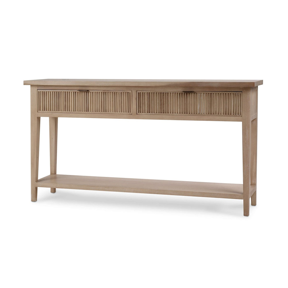 Mid Century Console Table – Natural Sandbar Finish - English Georgian America