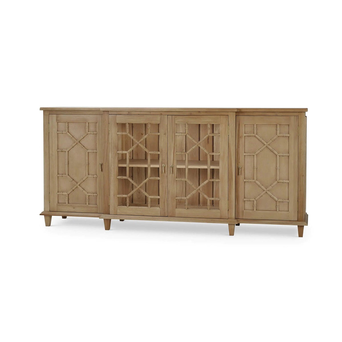 Mid Century Credenza - Fruitwood Finish - English Georgian America