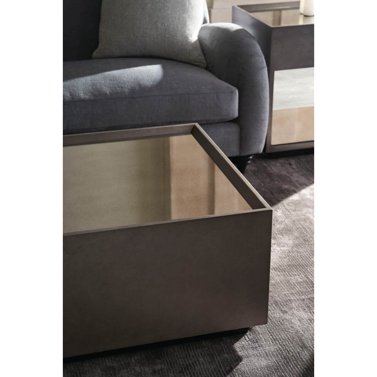 Mid Century Cube Cocktail Table - English Georgian America