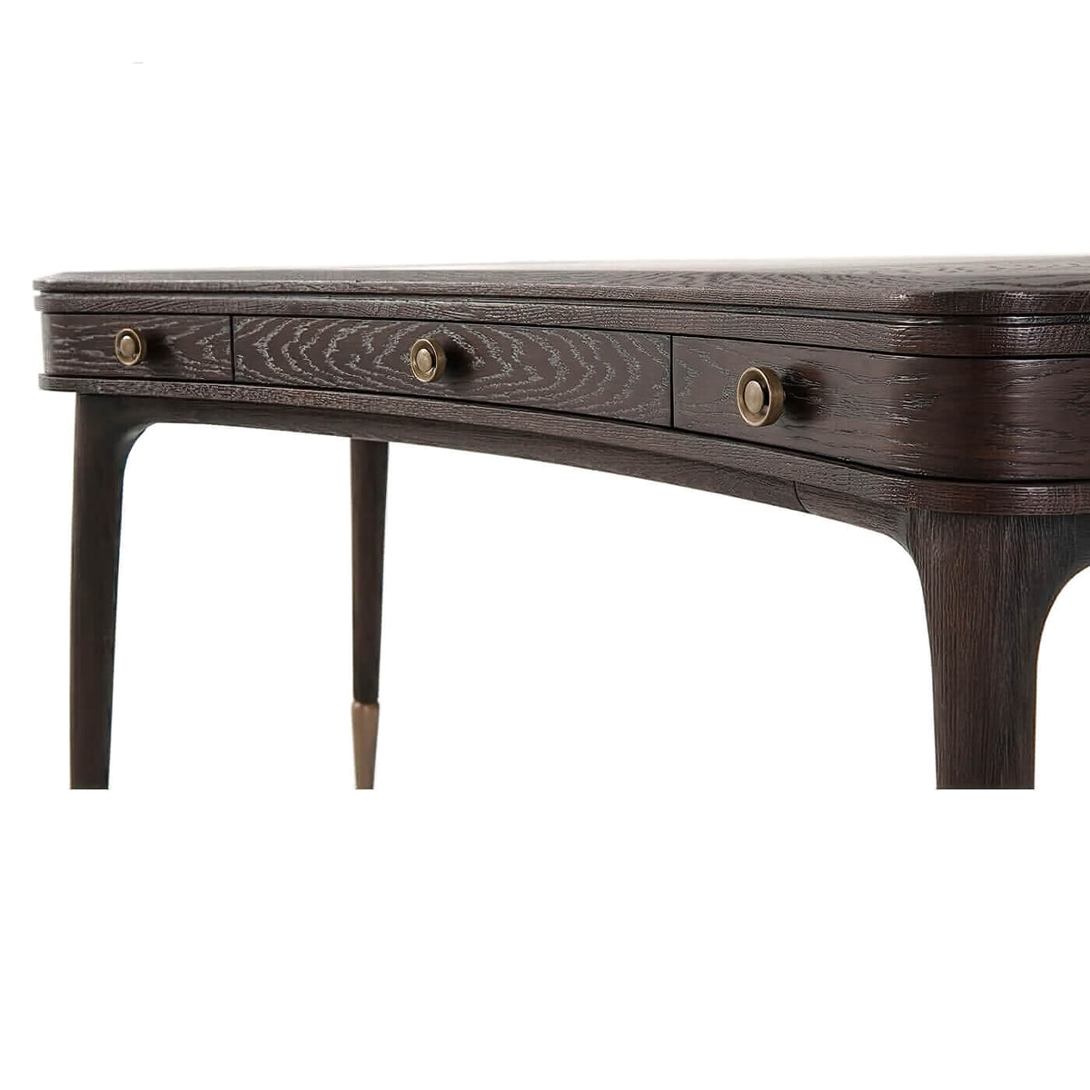 Mid Century Curved Writing Desk - English Georgian America