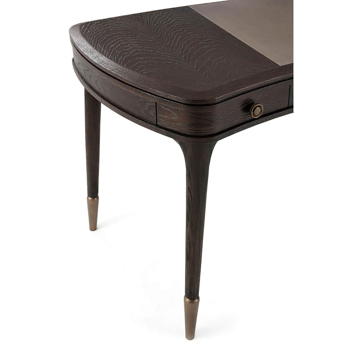 Mid Century Curved Writing Desk - English Georgian America