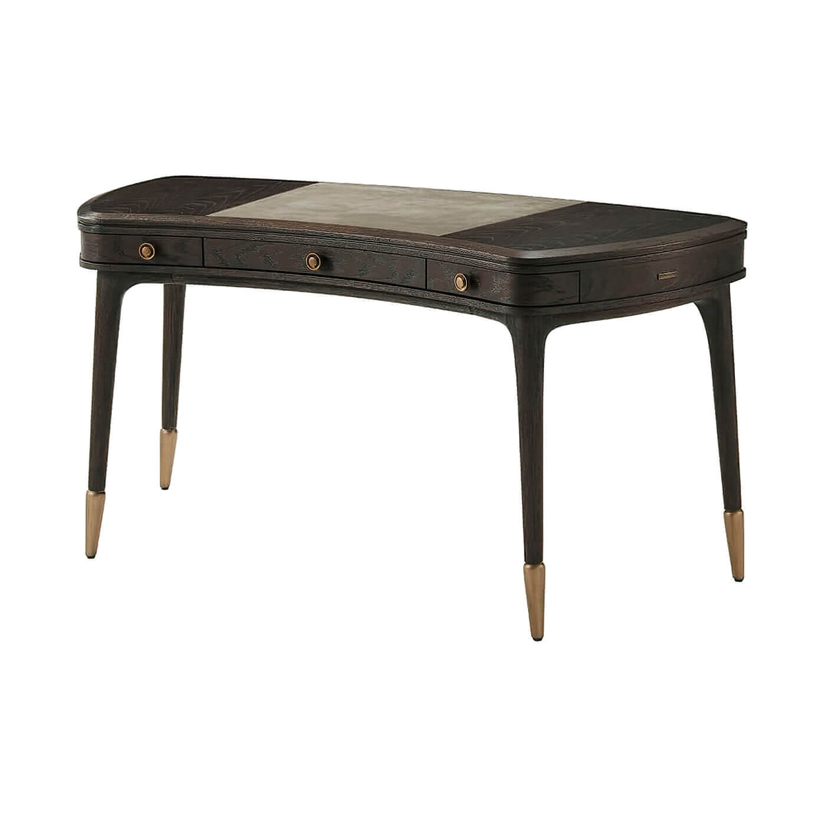 Mid Century Curved Writing Desk - English Georgian America