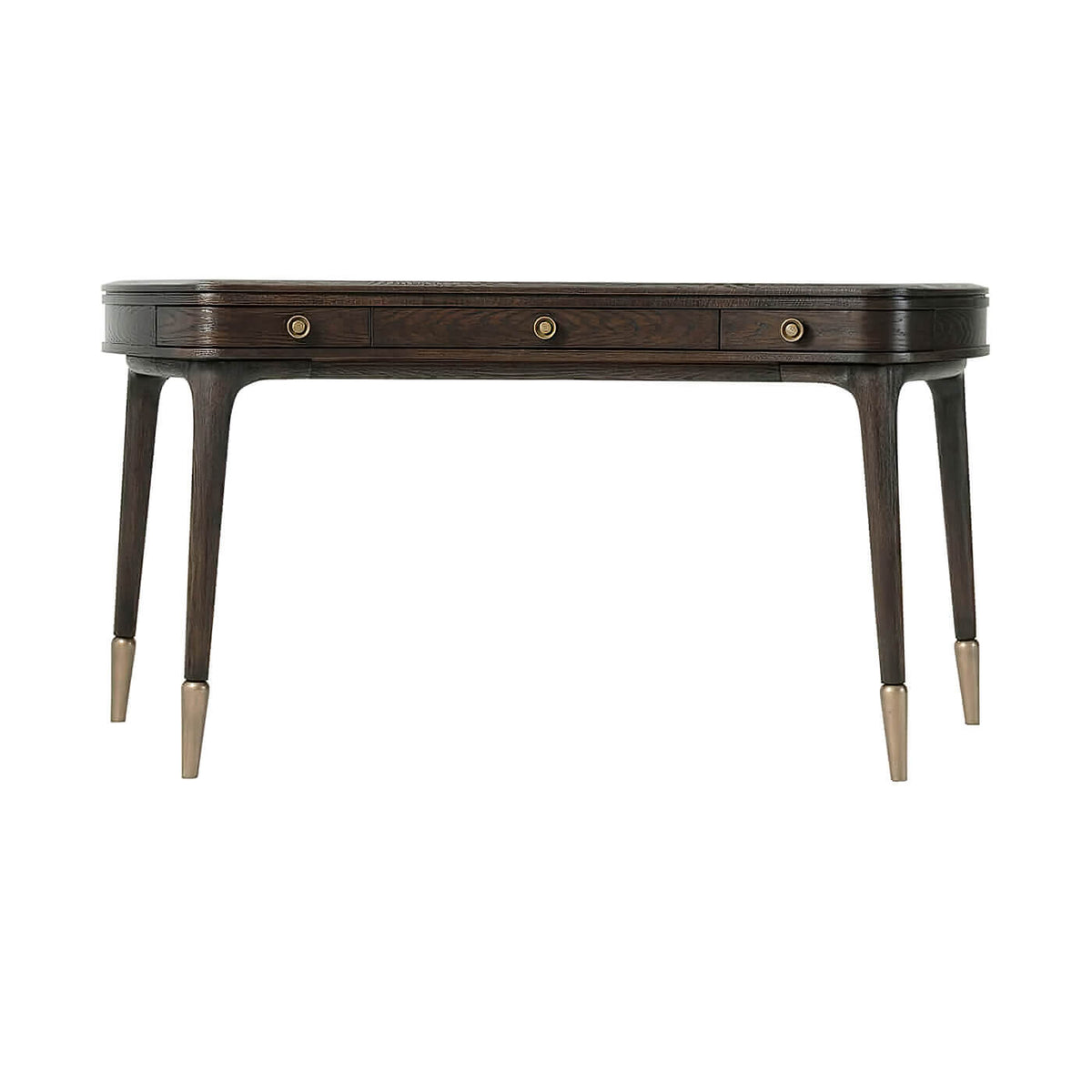 Mid Century Curved Writing Desk - English Georgian America