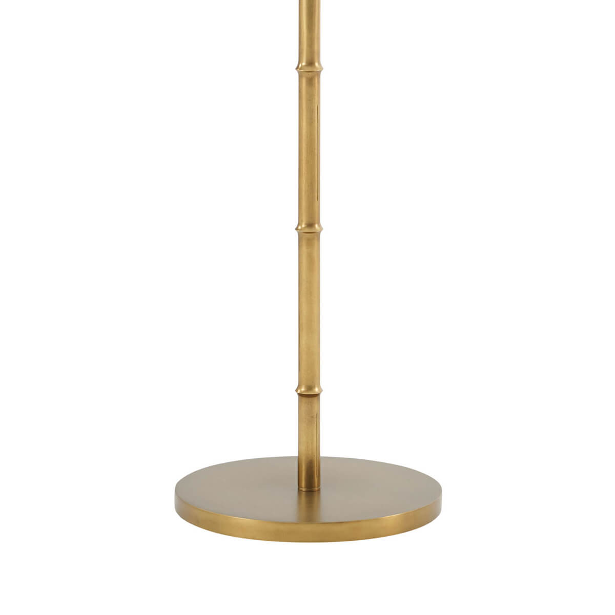 Mid Century Faux Bois Floor Lamp - English Georgian America