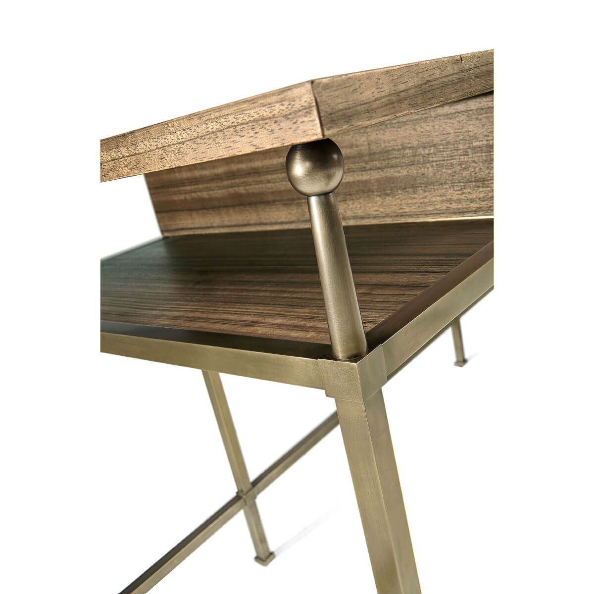 Mid Century Golden Desk - English Georgian America