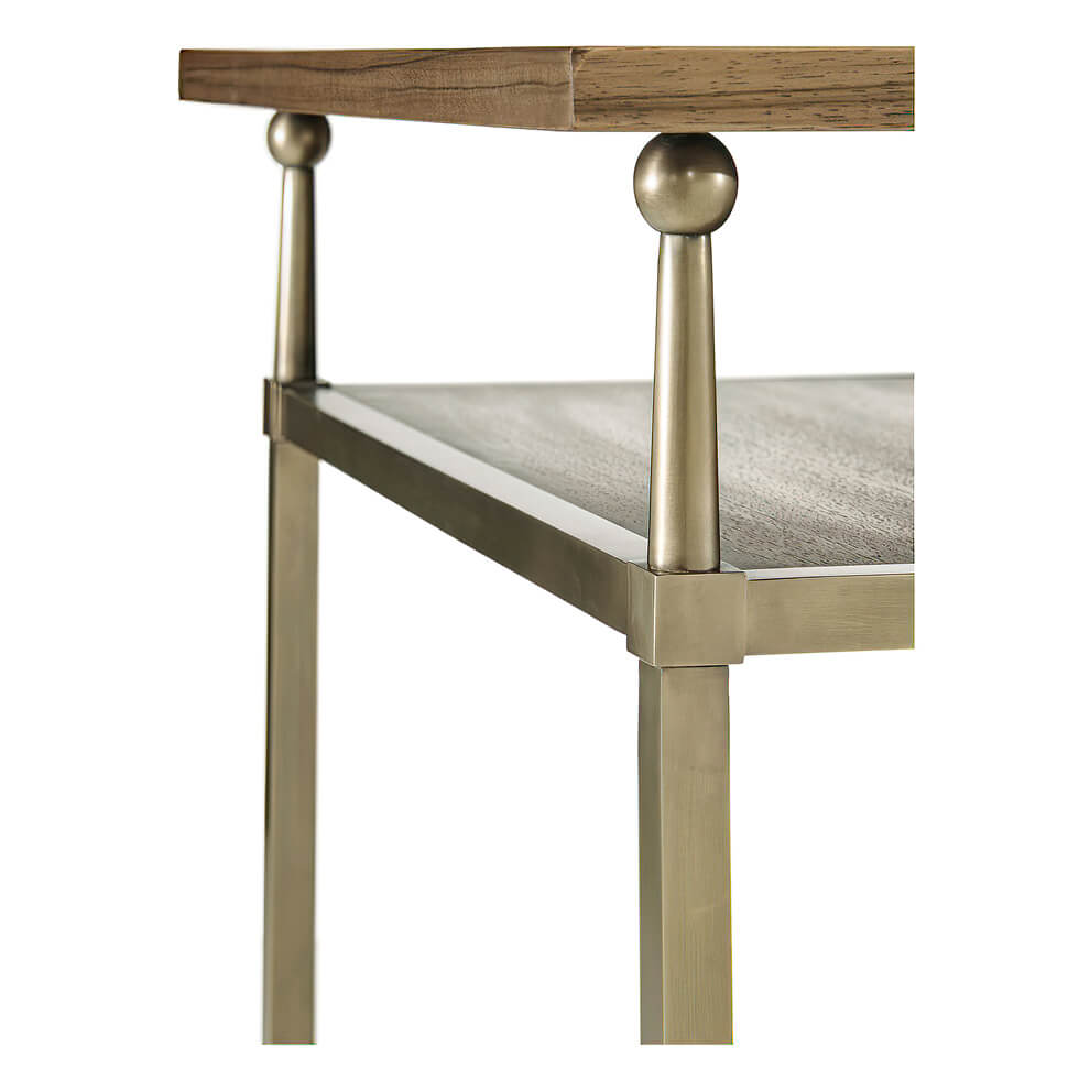 Mid Century Golden Desk - English Georgian America