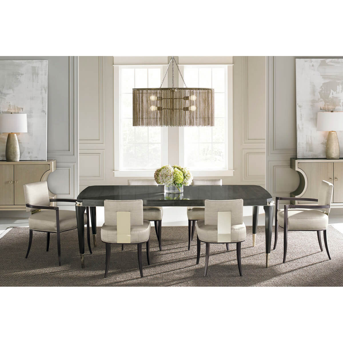 Mid Century Klismos Dining Armchair - English Georgian America