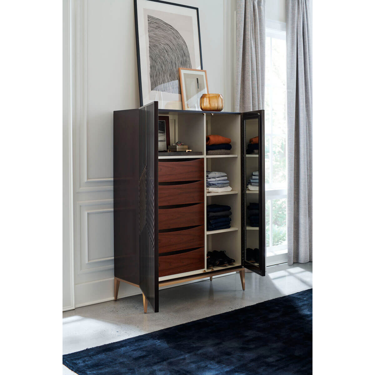 Mid Century Linen Press - English Georgian America