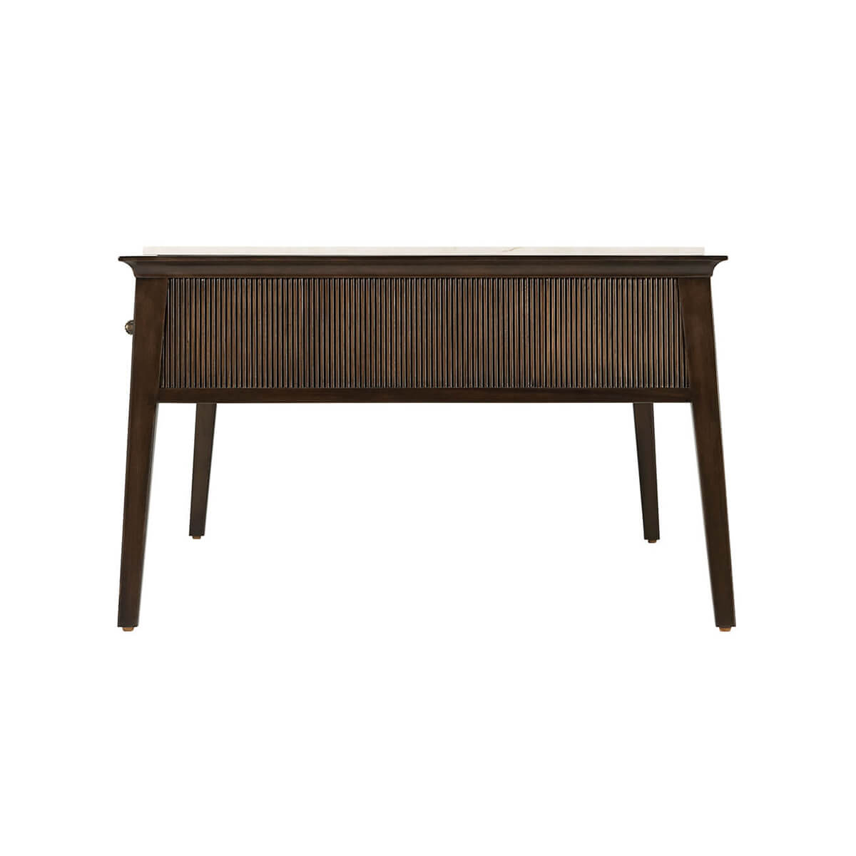 Mid Century Marble Top Cocktail Table - English Georgian America