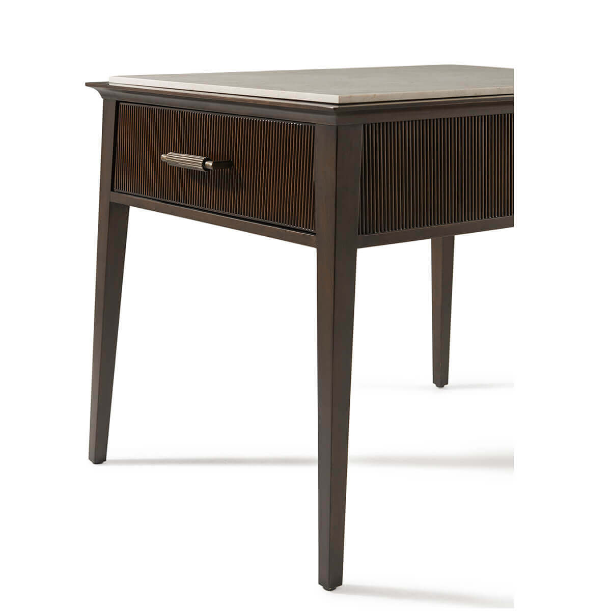 Mid Century Marble Top Side Table - English Georgian America