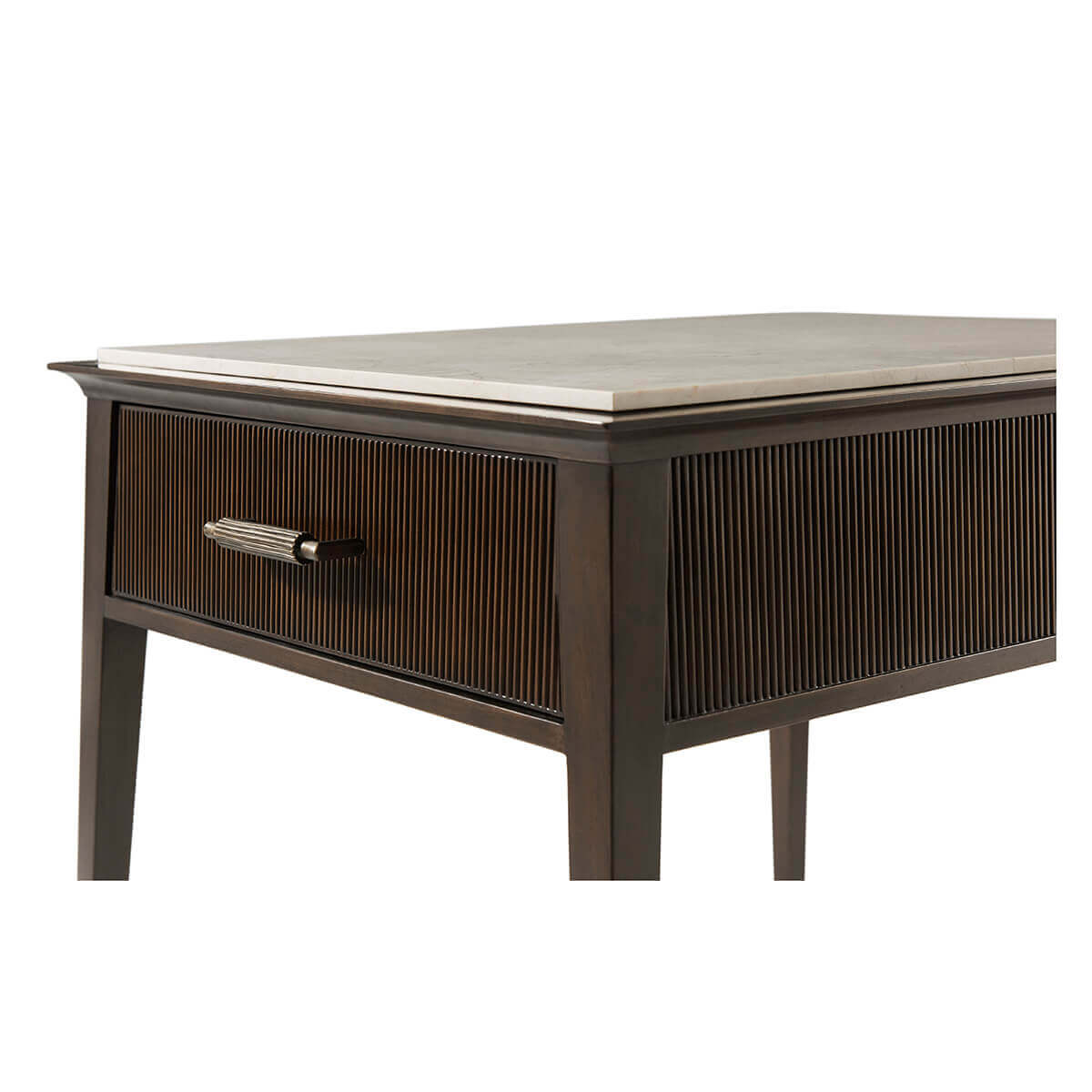 Mid Century Marble Top Side Table - English Georgian America