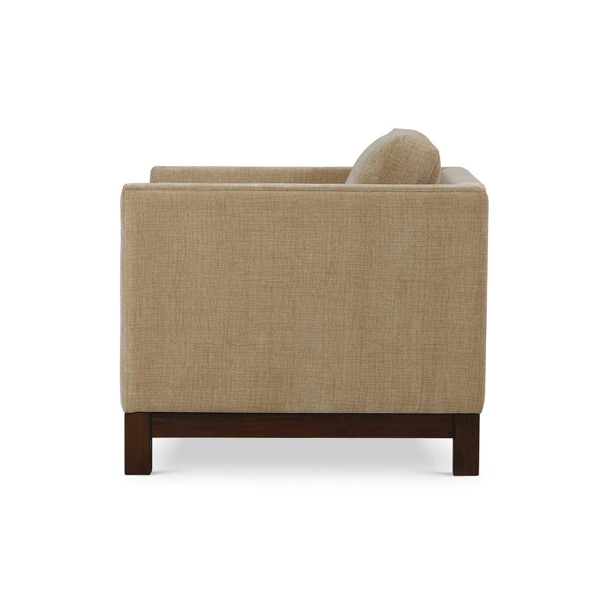 Mid - Century Modern Armchair – French Yellow Performance Fabric - English Georgian America