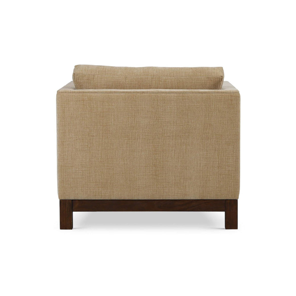 Mid - Century Modern Armchair – French Yellow Performance Fabric - English Georgian America