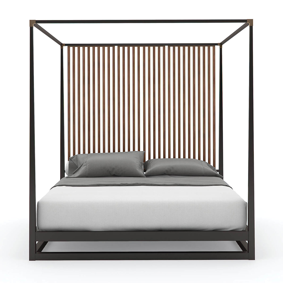 Mid Century Modern Canopy Bed - US King | Exceptional Comfort & Design ...