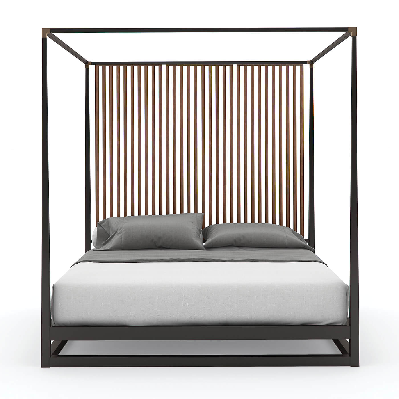 Mid Century Modern Canopy Bed - US King - English Georgian America