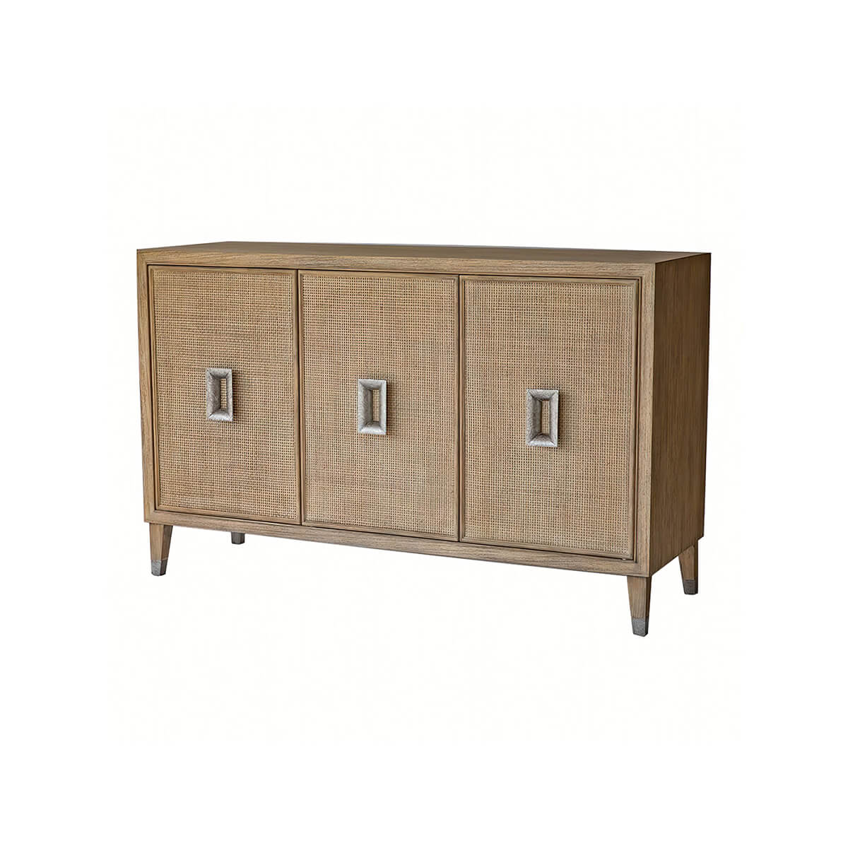 Mid Century Modern Cerused Credenza - English Georgian America