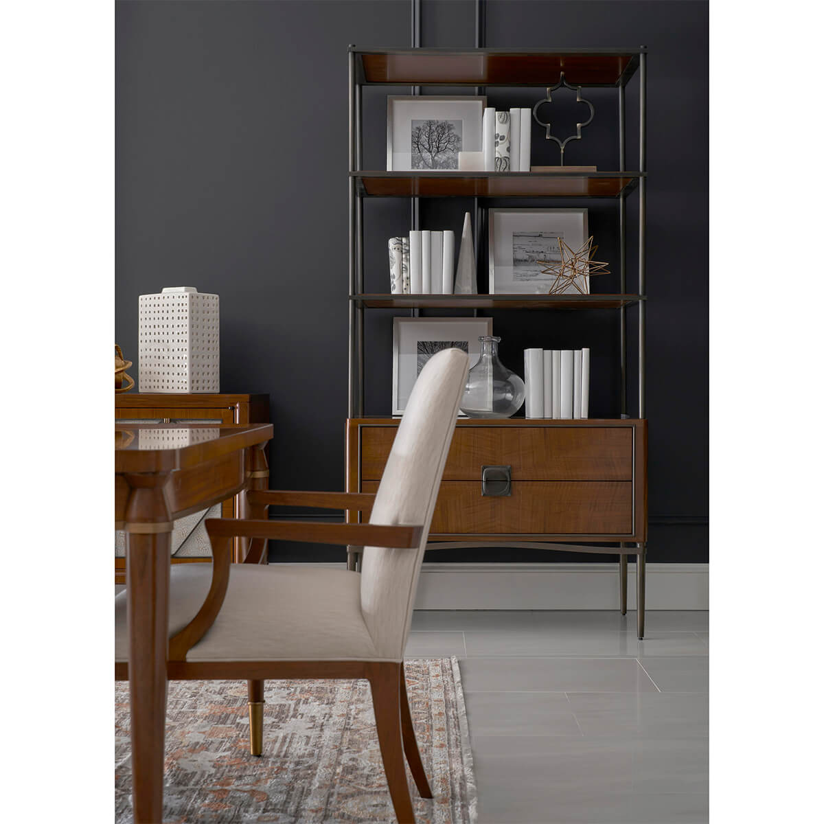 Mid Century Modern Dining Armchair - English Georgian America