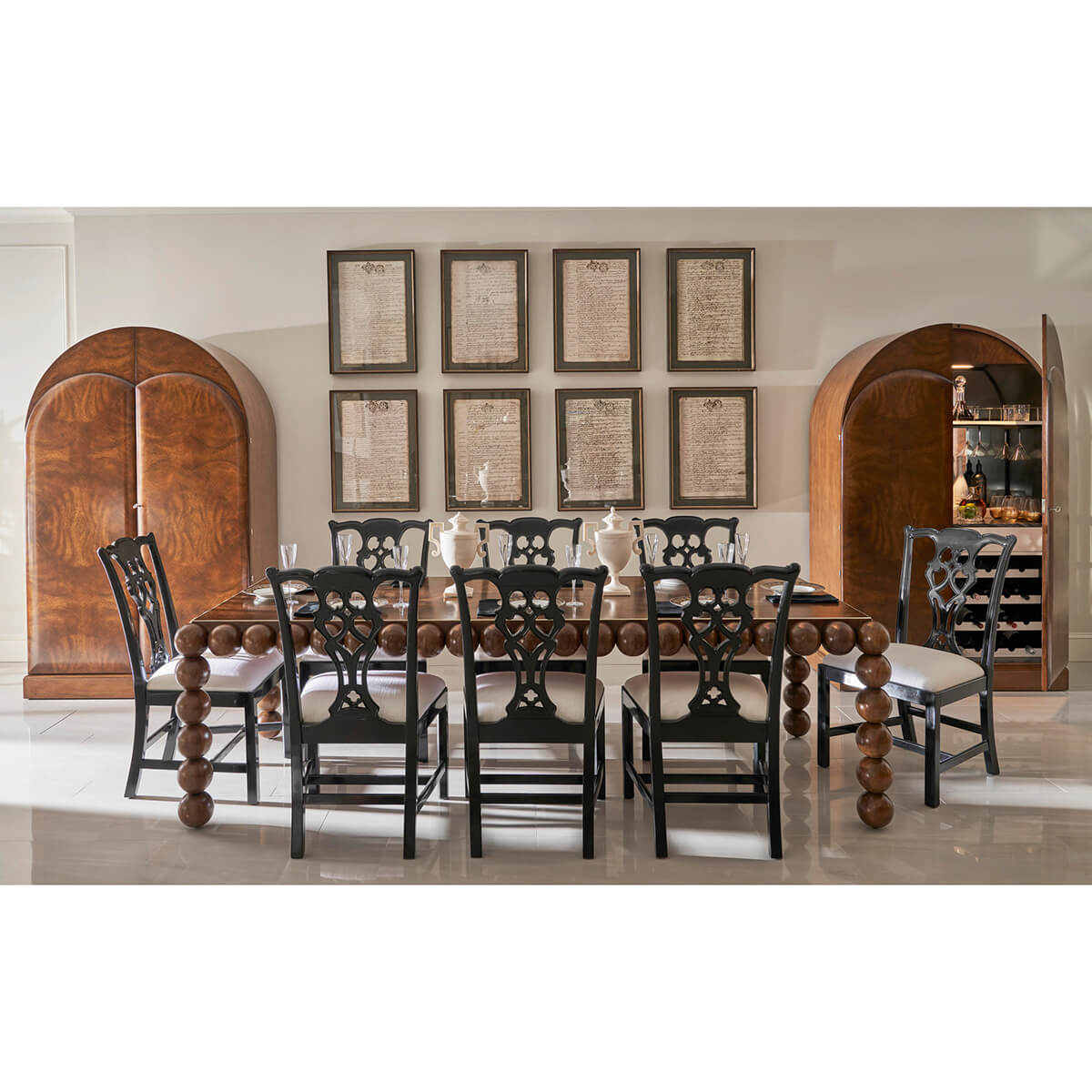 Mid Century Modern Dining Table - English Georgian America