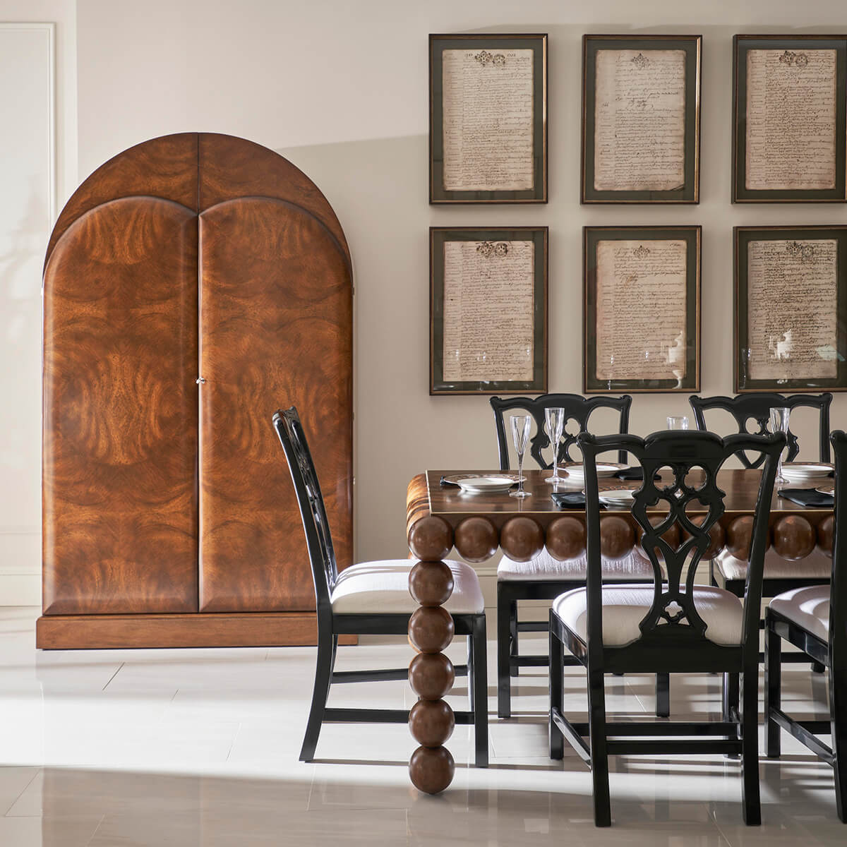 Mid Century Modern Dining Table - English Georgian America