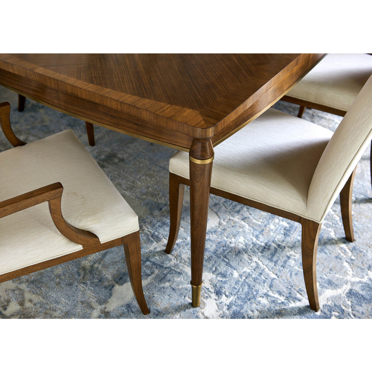 Mid Century Modern Extending Dining Table - English Georgian America