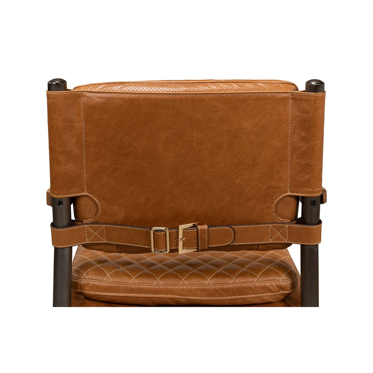 Mid - Century Modern Leather Armchair - English Georgian America