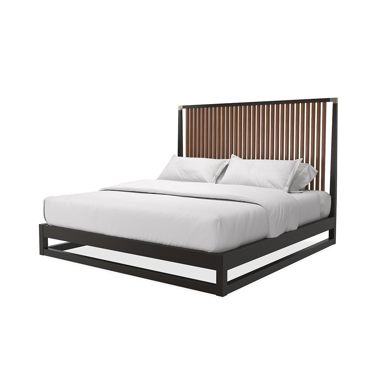 Mid Century Modern Platform Bed - English Georgian America