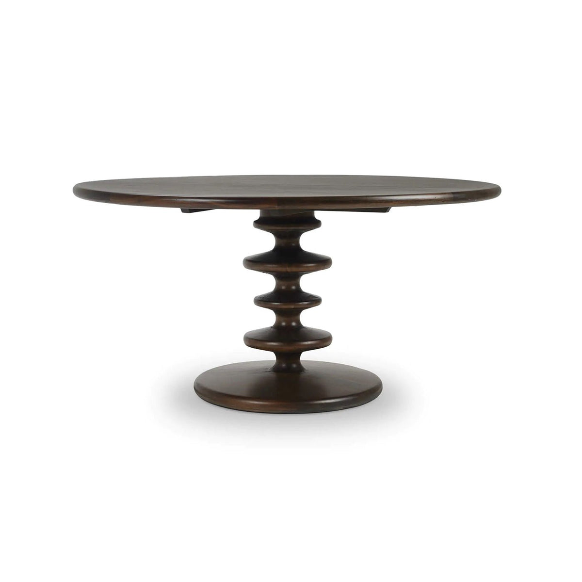 Mid Century Modern Round Dining Table - English Georgian America