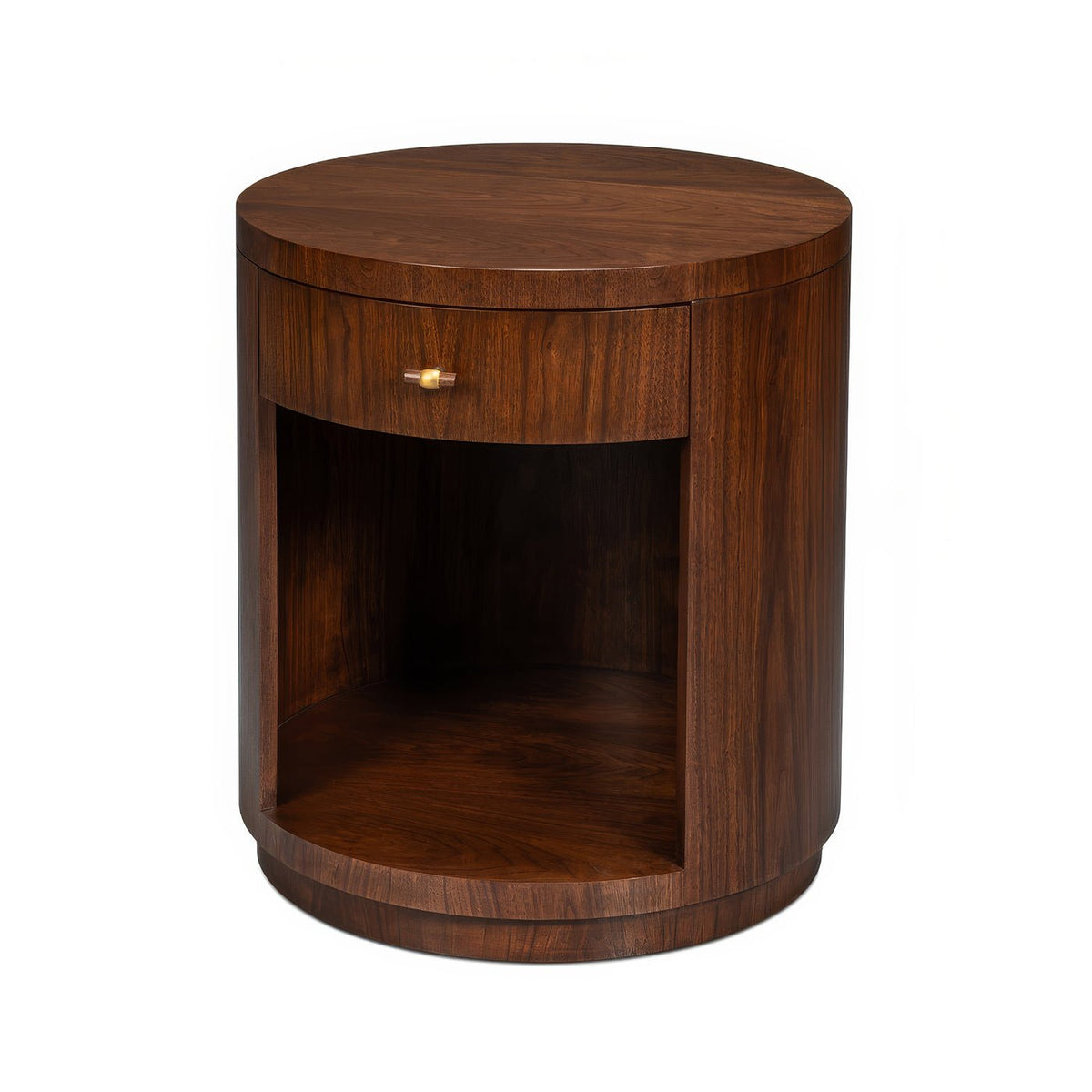 Mid - Century Modern Round End Table - English Georgian America