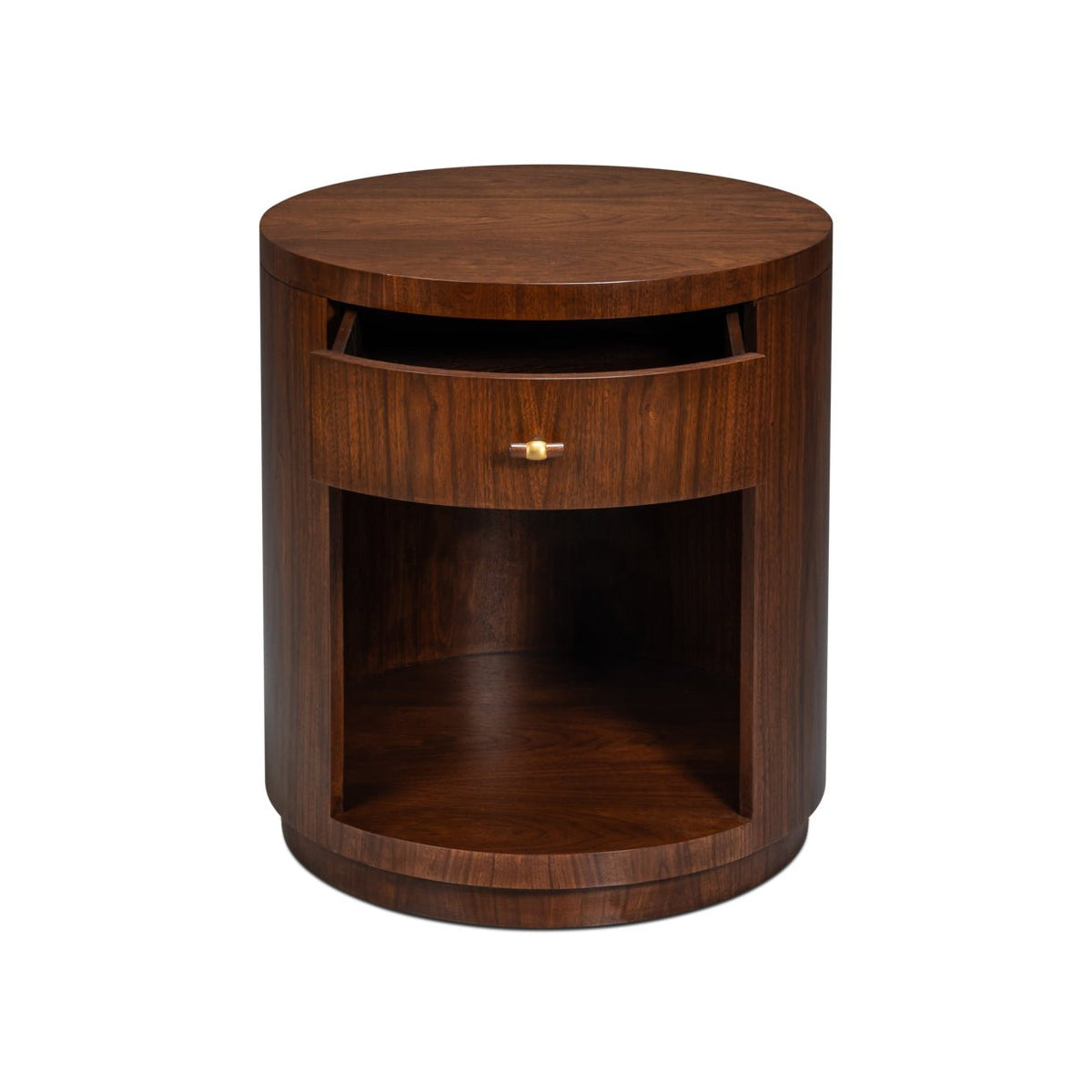 Mid - Century Modern Round End Table - English Georgian America