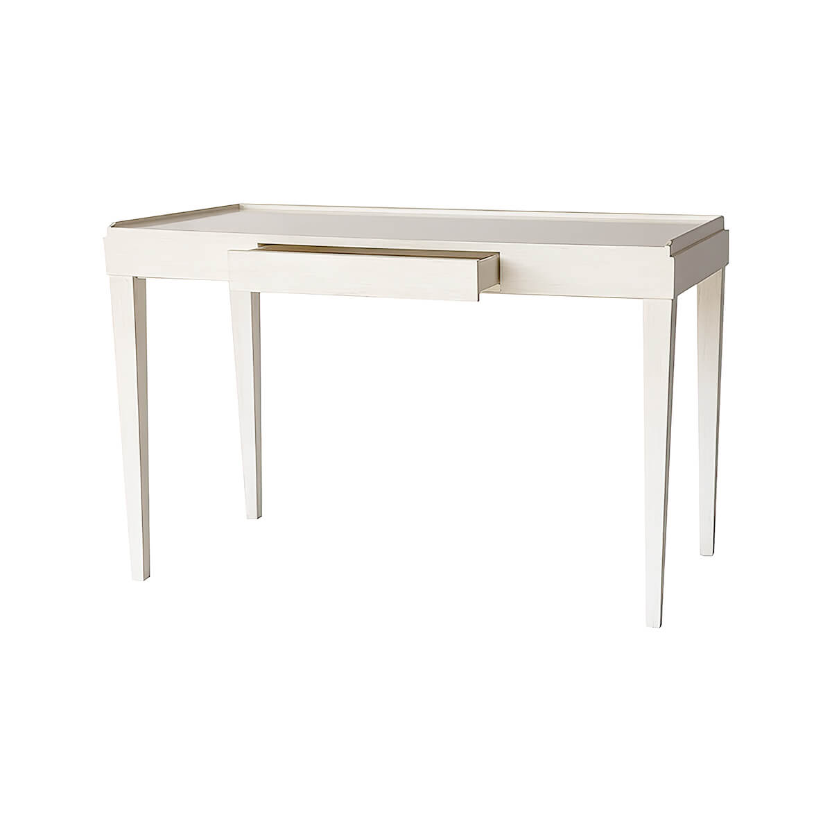 Mid Century Modern Style Desk - Drift White - English Georgian America