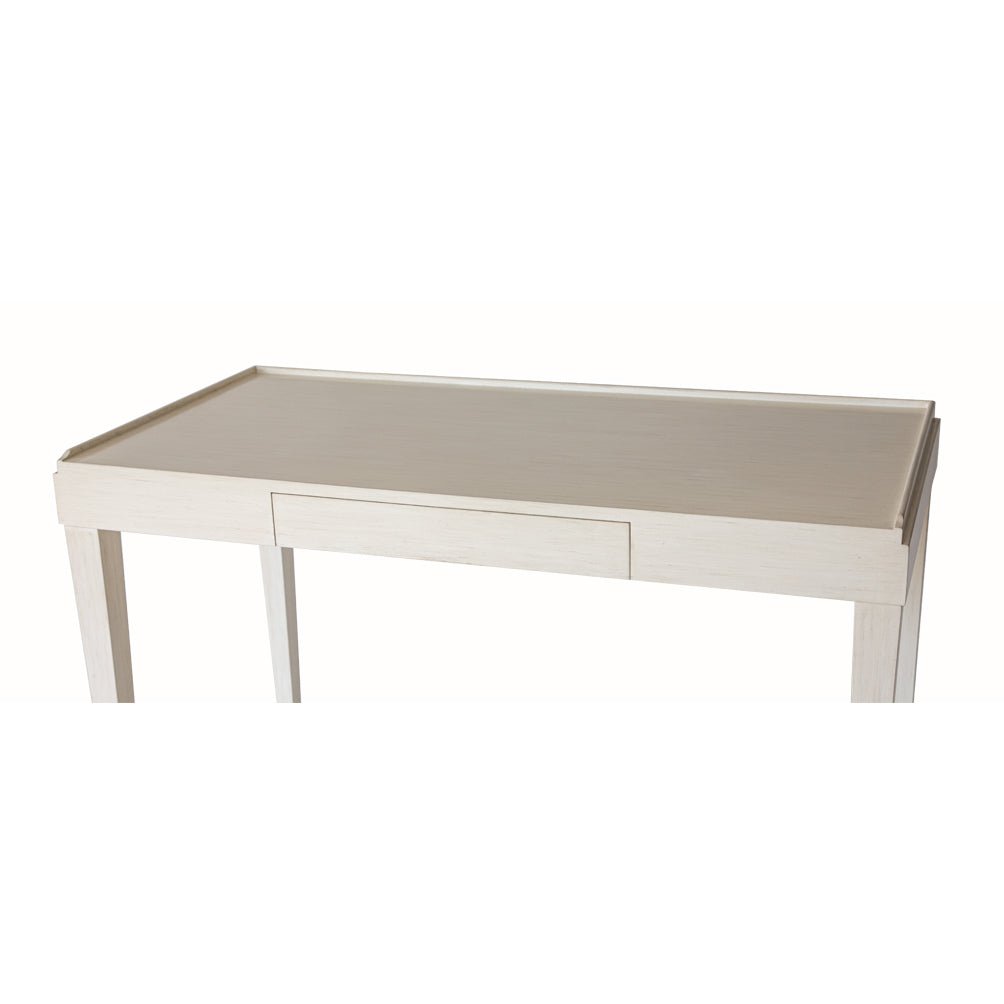 Mid Century Modern Style Desk - Drift White - English Georgian America