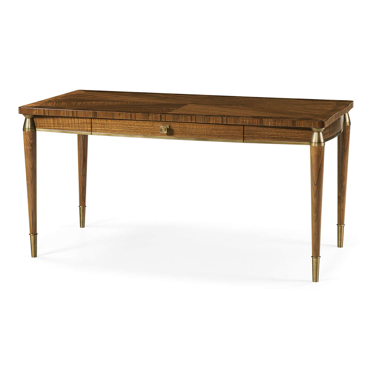 Mid Century Modern Style Walnut Desk - English Georgian America
