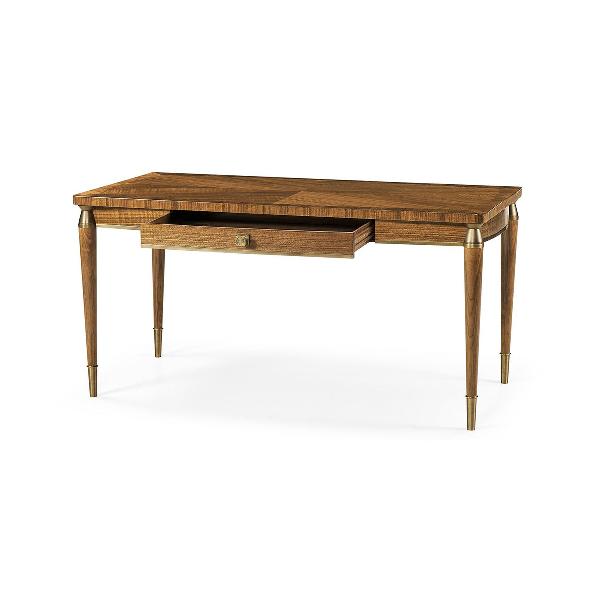 Mid Century Modern Style Walnut Desk - English Georgian America