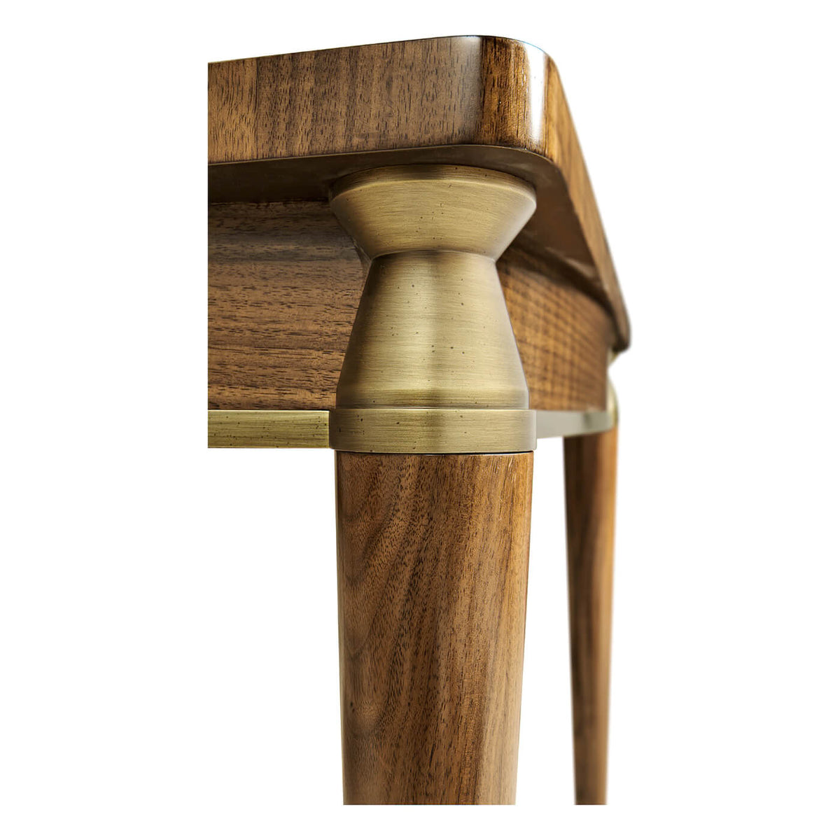 Mid Century Modern Style Walnut Desk - English Georgian America