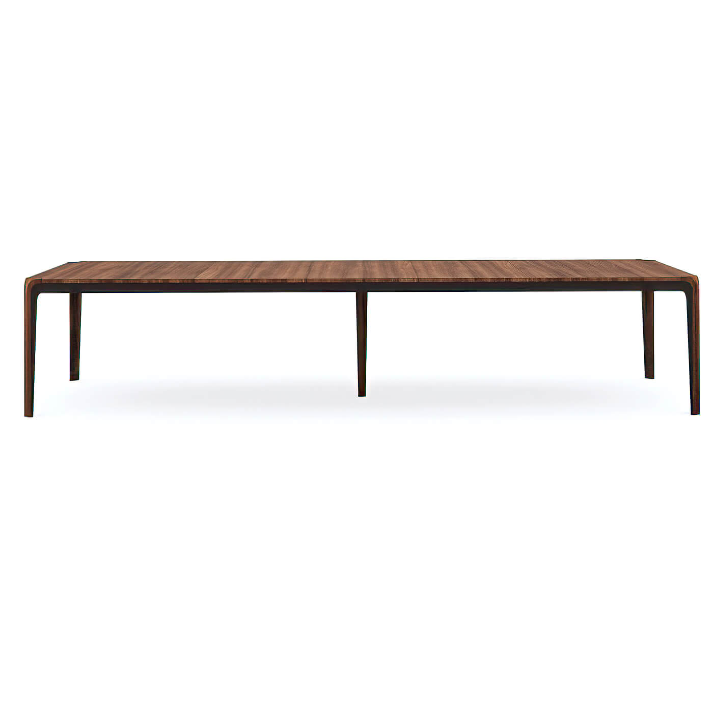 Mid Century Modern Walnut Extending Dining Table - English Georgian America