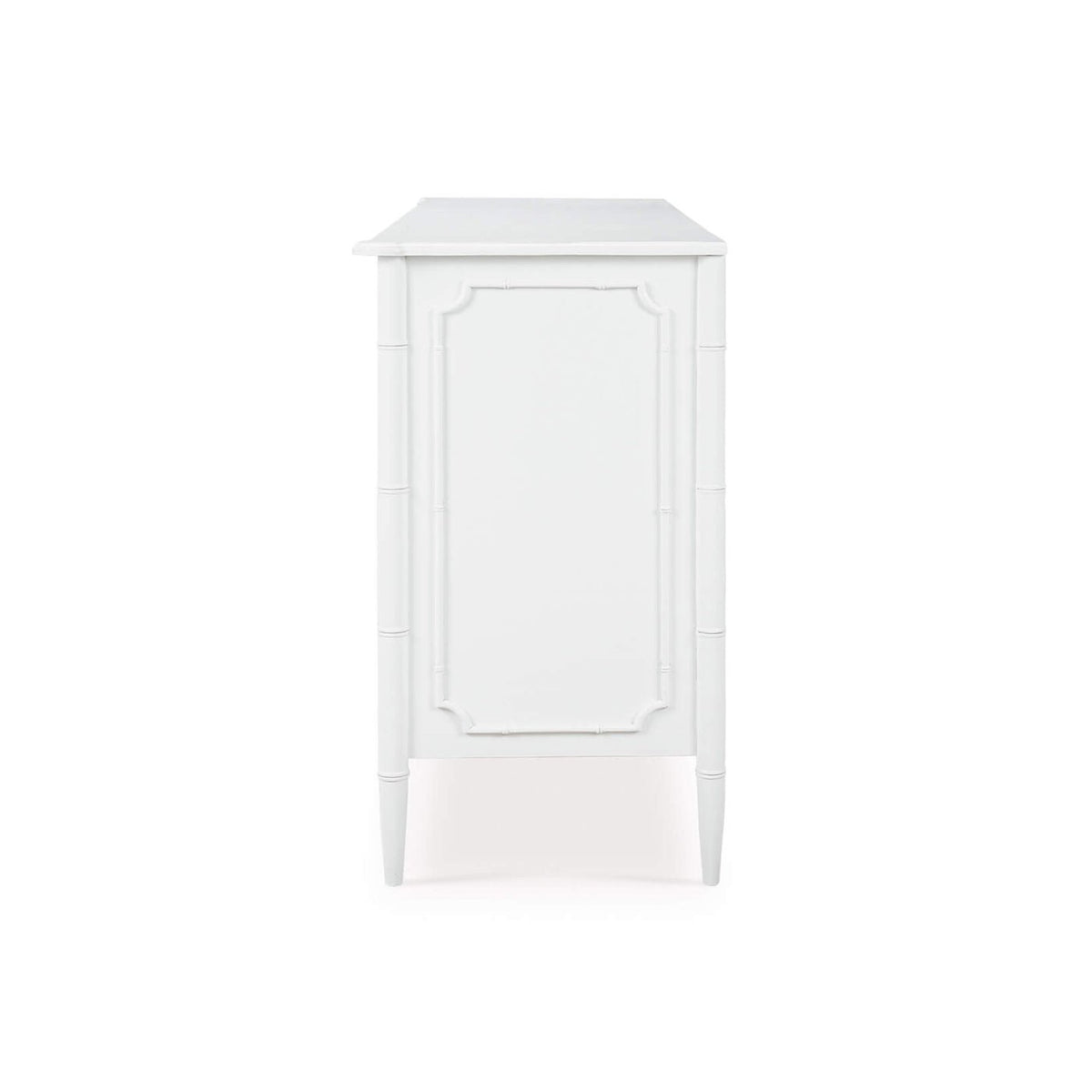 Mid Century Modern White Painted Dresser - English Georgian America