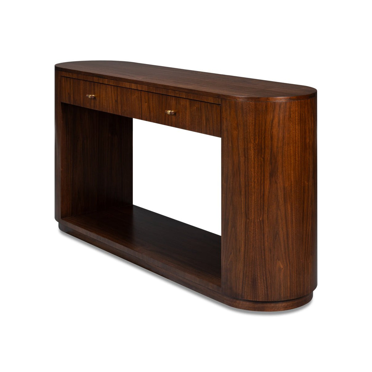 Mid - Century Modern Wood Console Table - English Georgian America