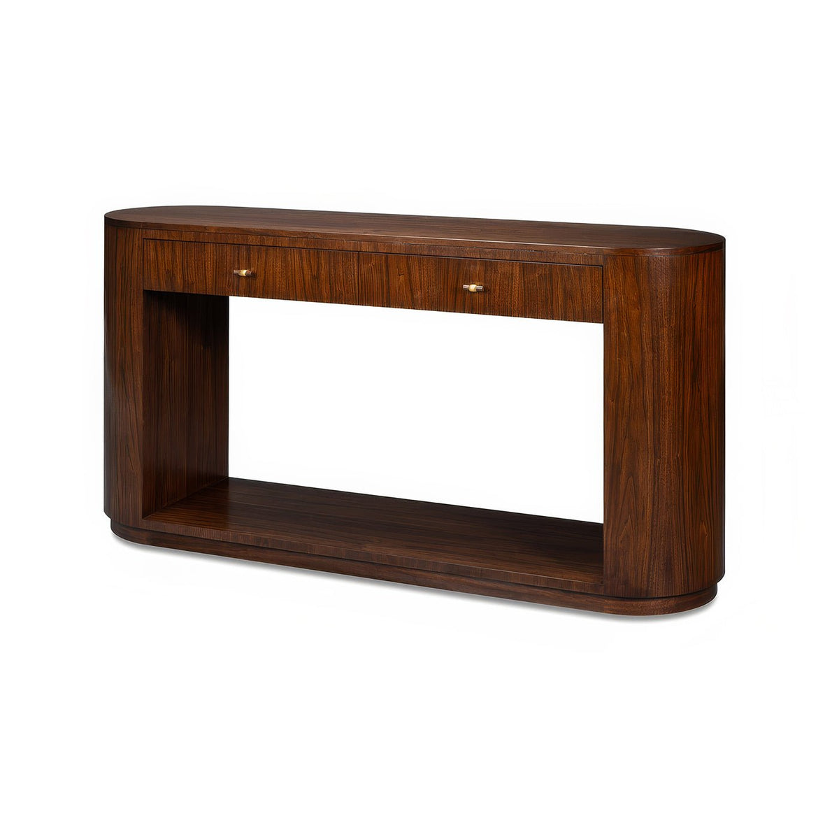 Mid - Century Modern Wood Console Table - English Georgian America