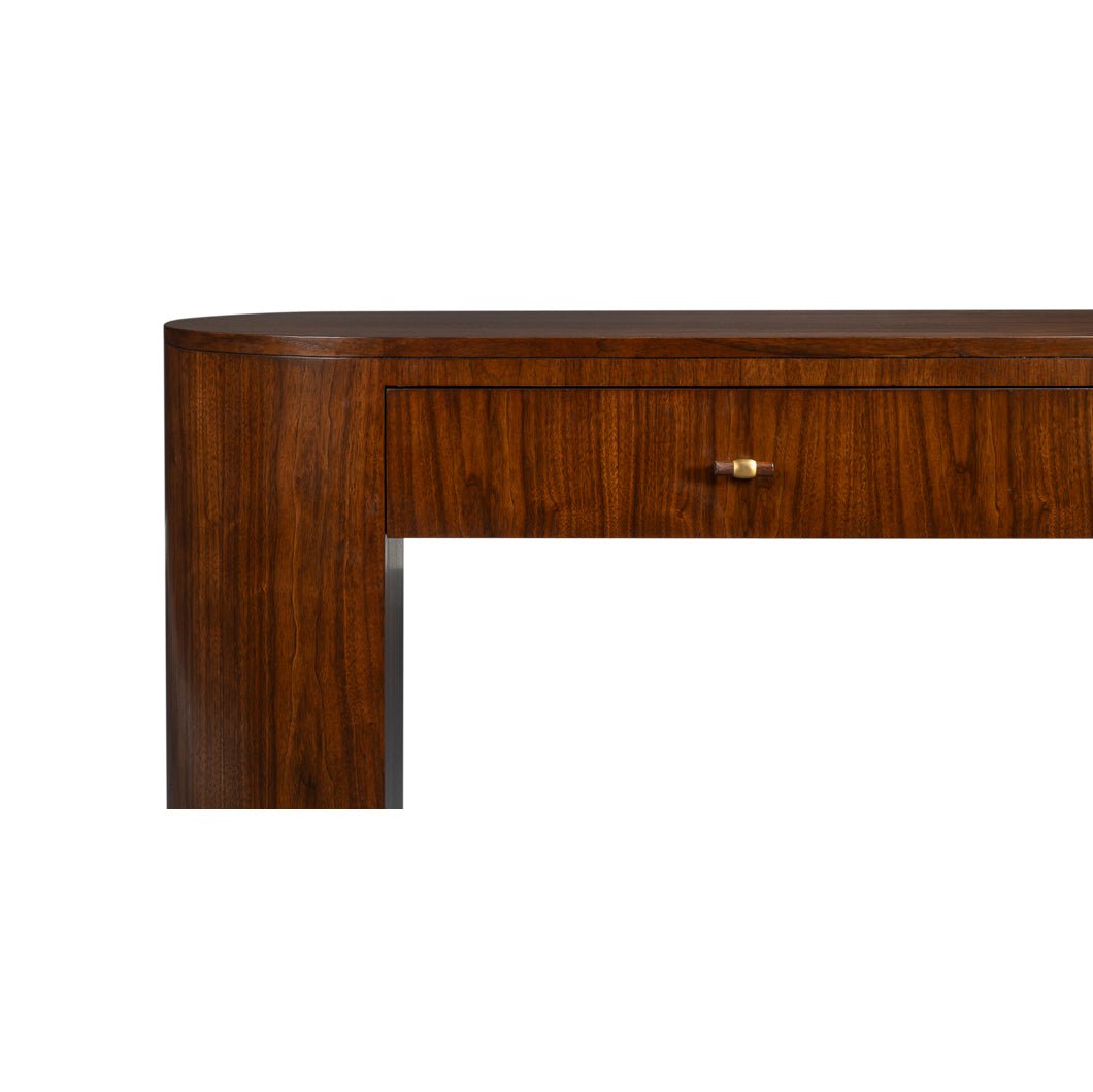 Mid - Century Modern Wood Console Table - English Georgian America