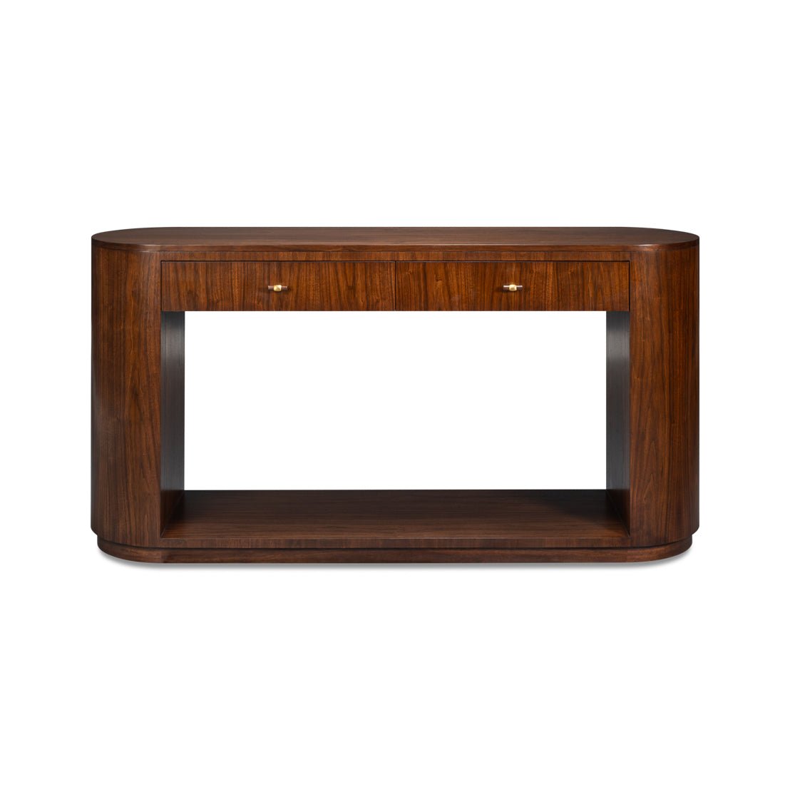 Mid - Century Modern Wood Console Table - English Georgian America