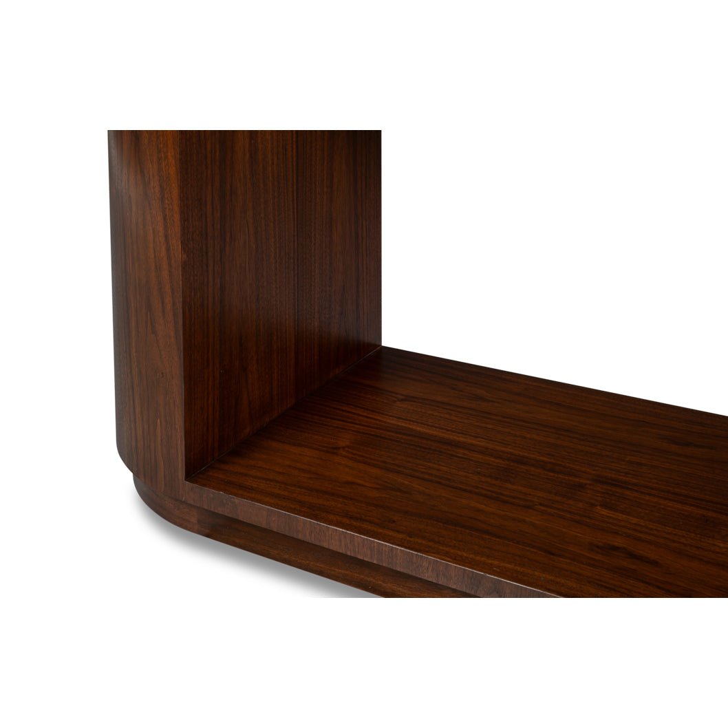 Mid - Century Modern Wood Console Table - English Georgian America