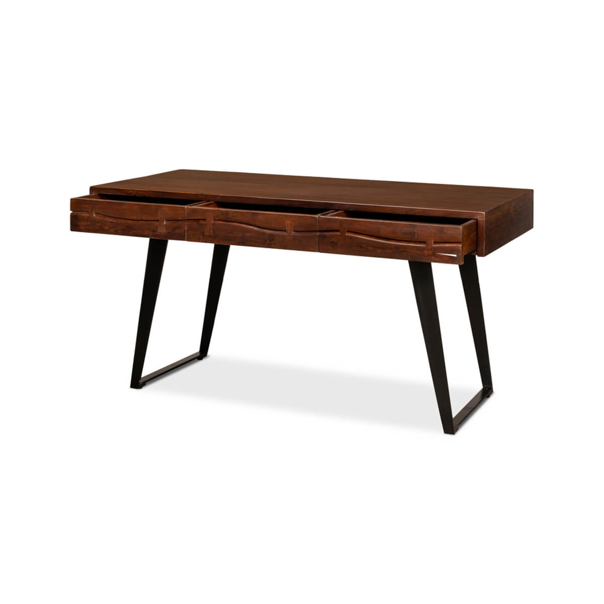 Mid Century Natural Desk - English Georgian America