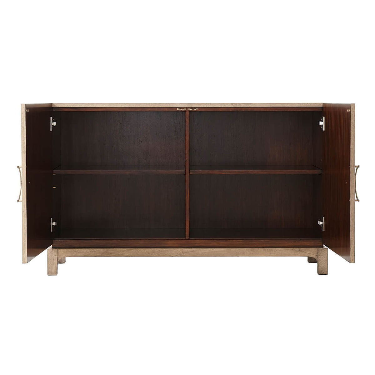 Mid Century Oak Cabinet - English Georgian America