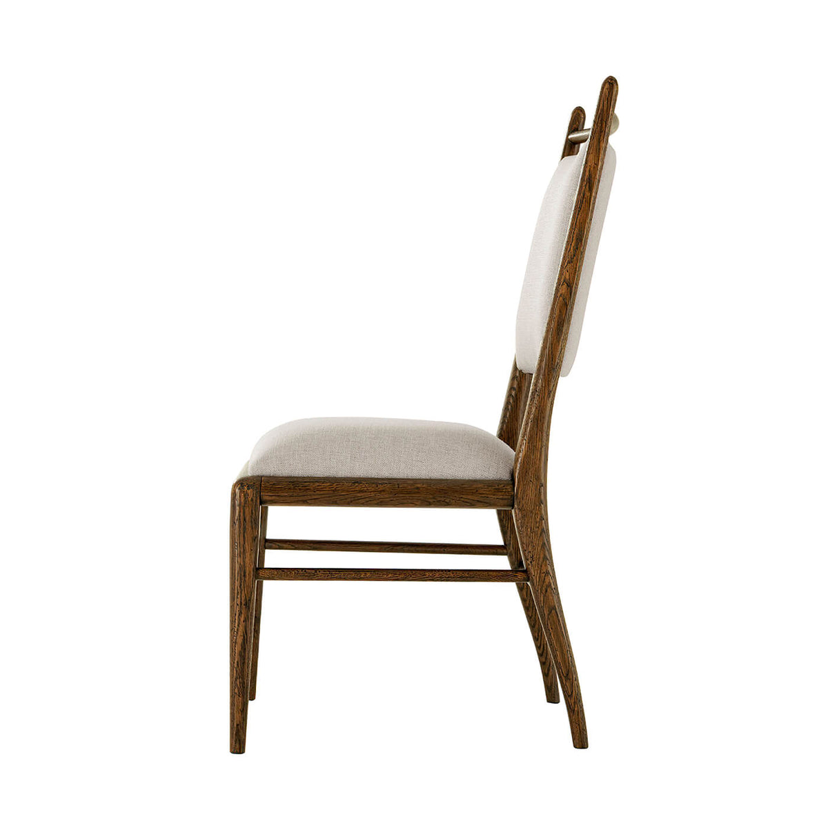 Mid Century Oak Dining Chair - Dark - English Georgian America