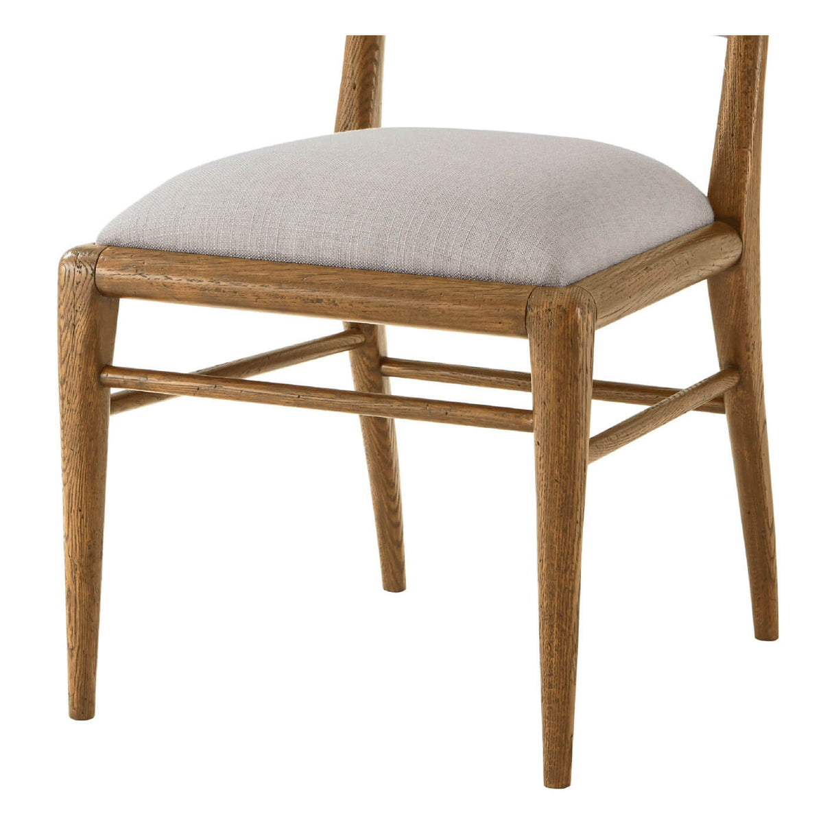 Mid Century Oak Dining Chair - Light - English Georgian America