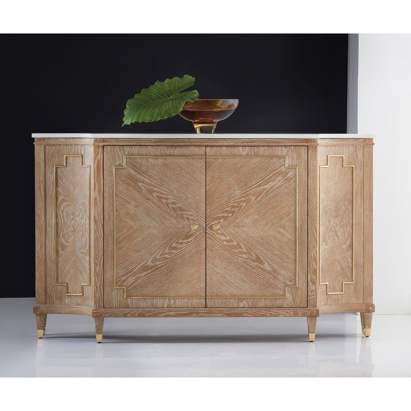 Mid Century Oak Sideboard - English Georgian America