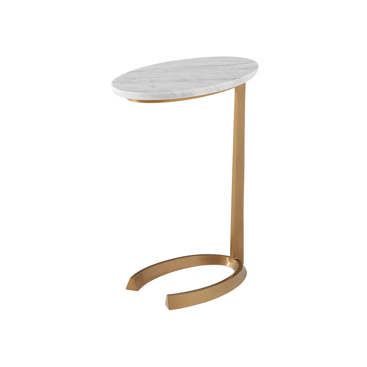 Mid Century Oval Accent Table - English Georgian America