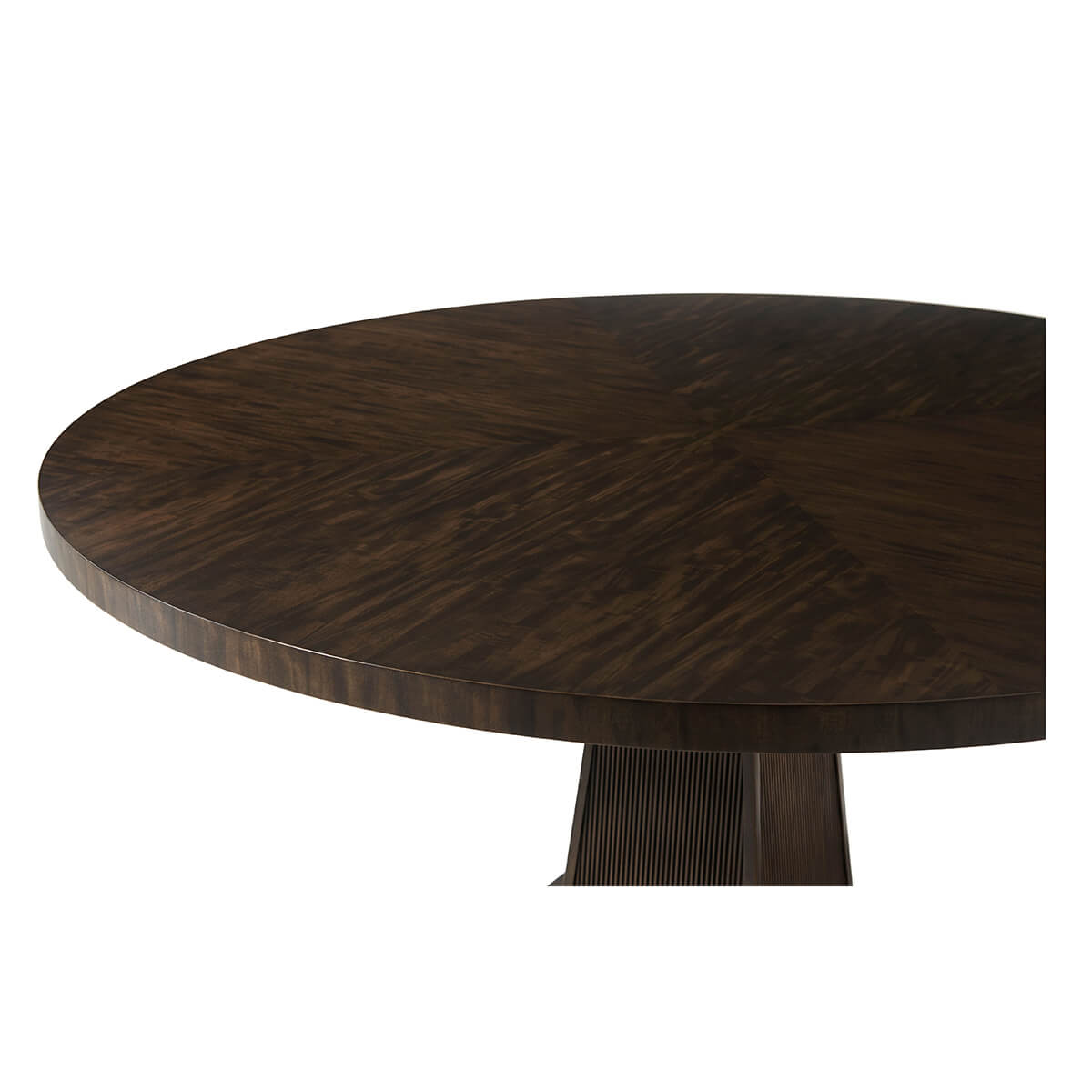 Mid Century Round Dining Table - 54 - English Georgian America