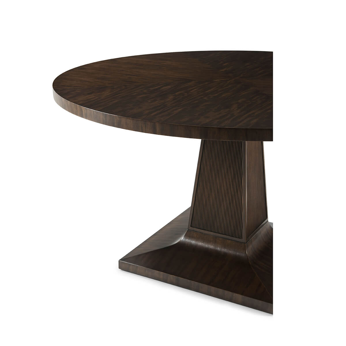 Mid Century Round Dining Table - 54 - English Georgian America